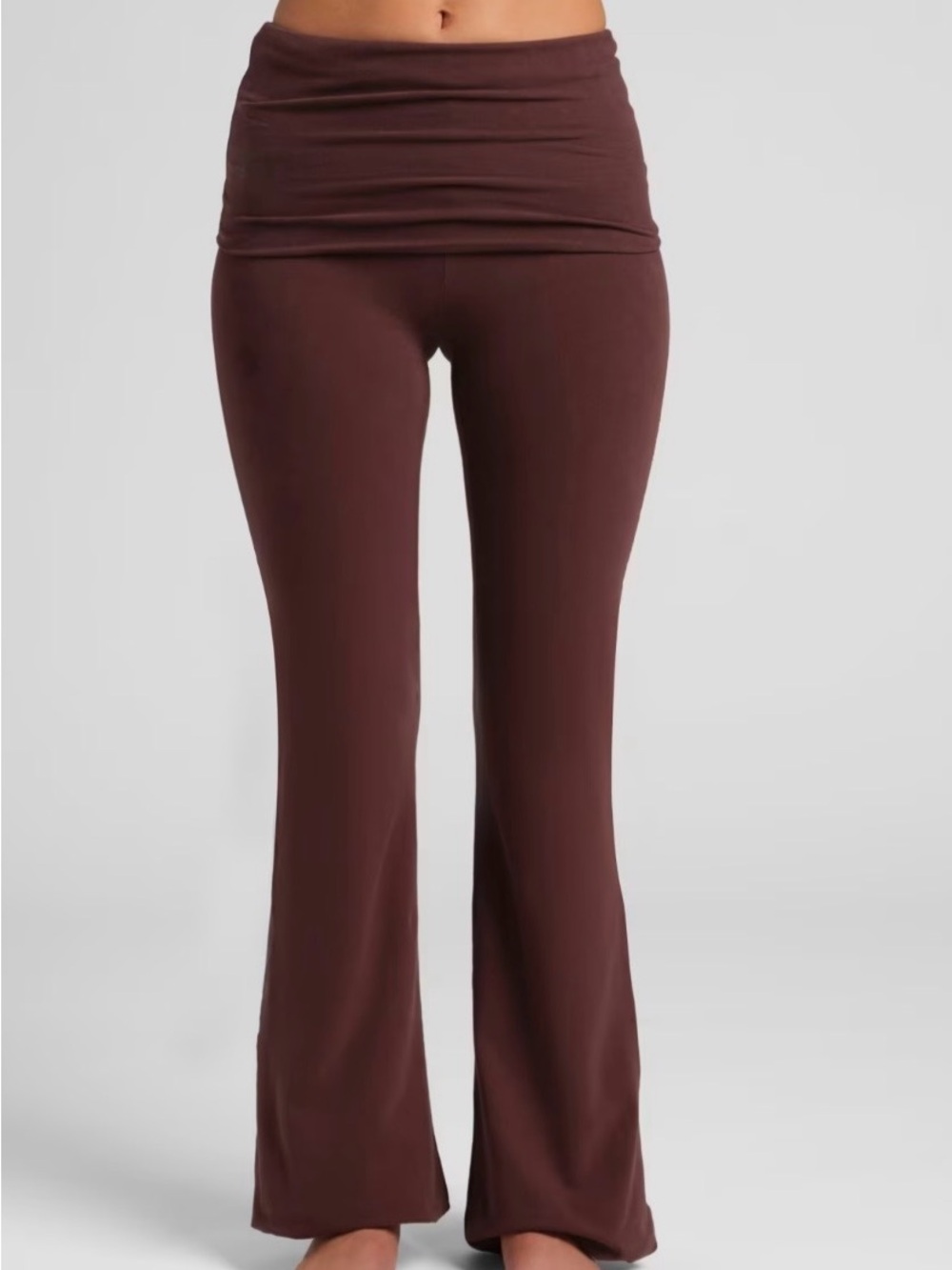 Comfrt Fold-Over Flare Pants